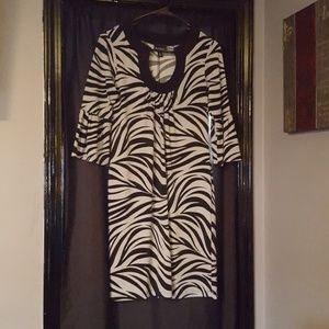 Enfocus Studio purple and black dress